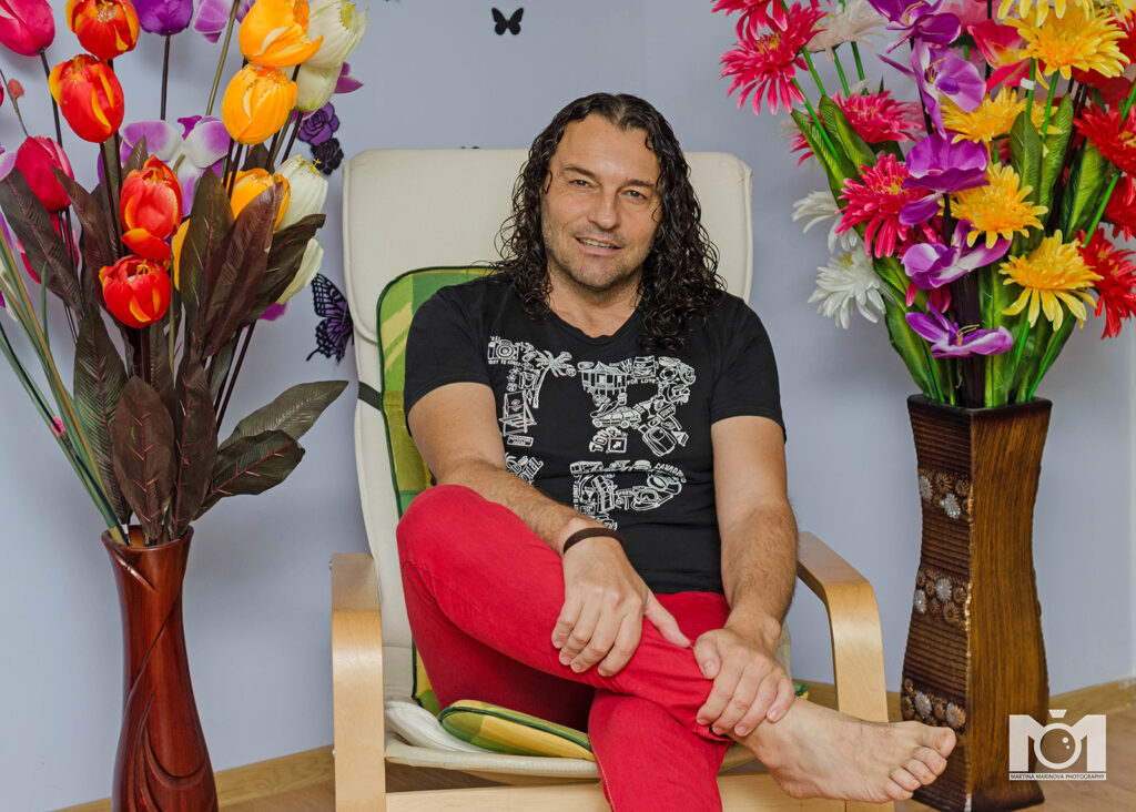 Photo shoot of Deyan Nedelchev, Ikebanata