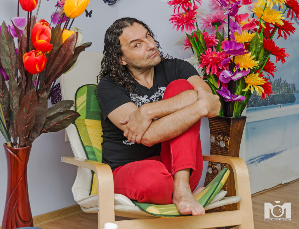 Photo shoot of Deyan Nedelchev, Ikebanata